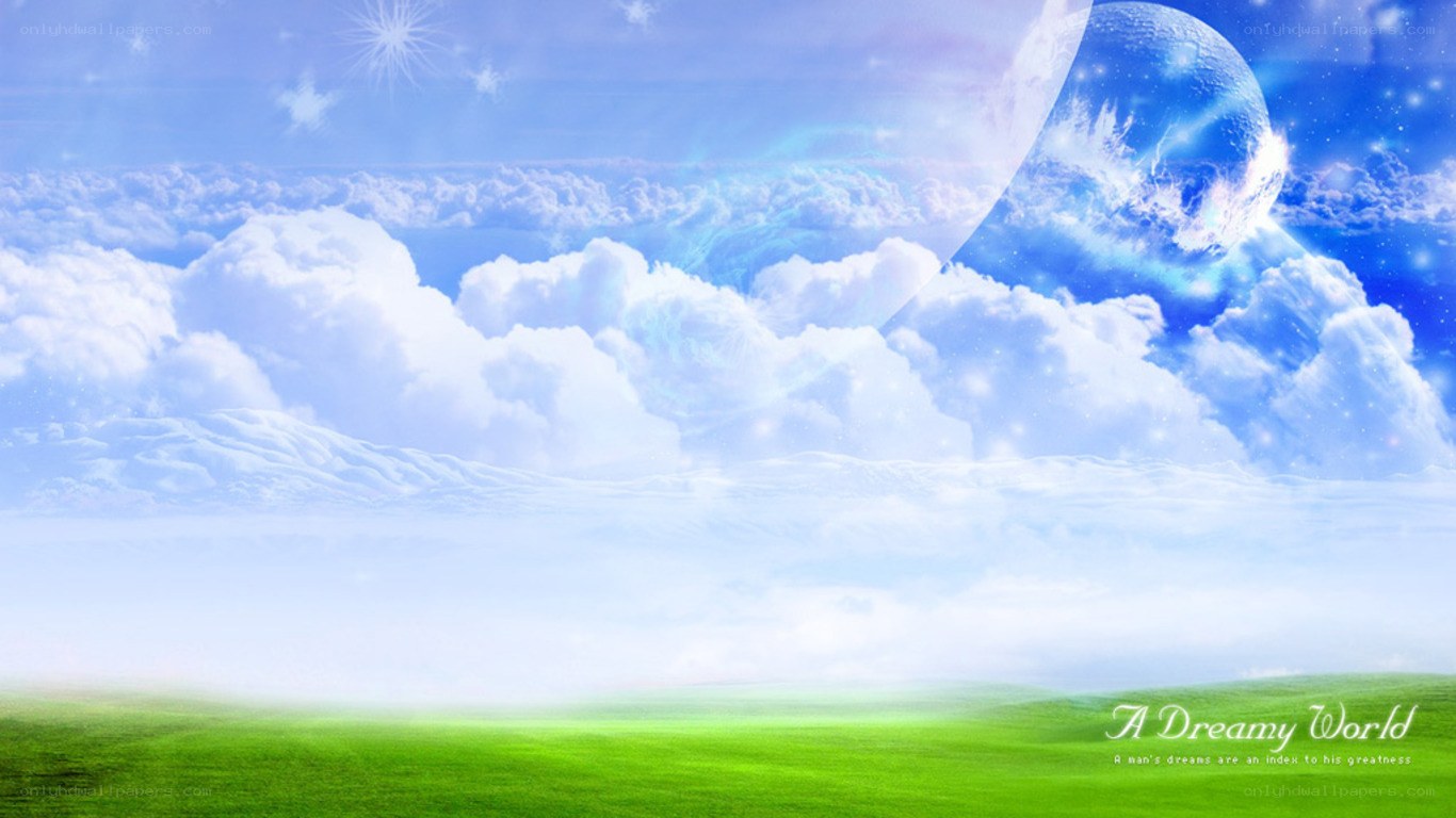 Dreamy world landscape