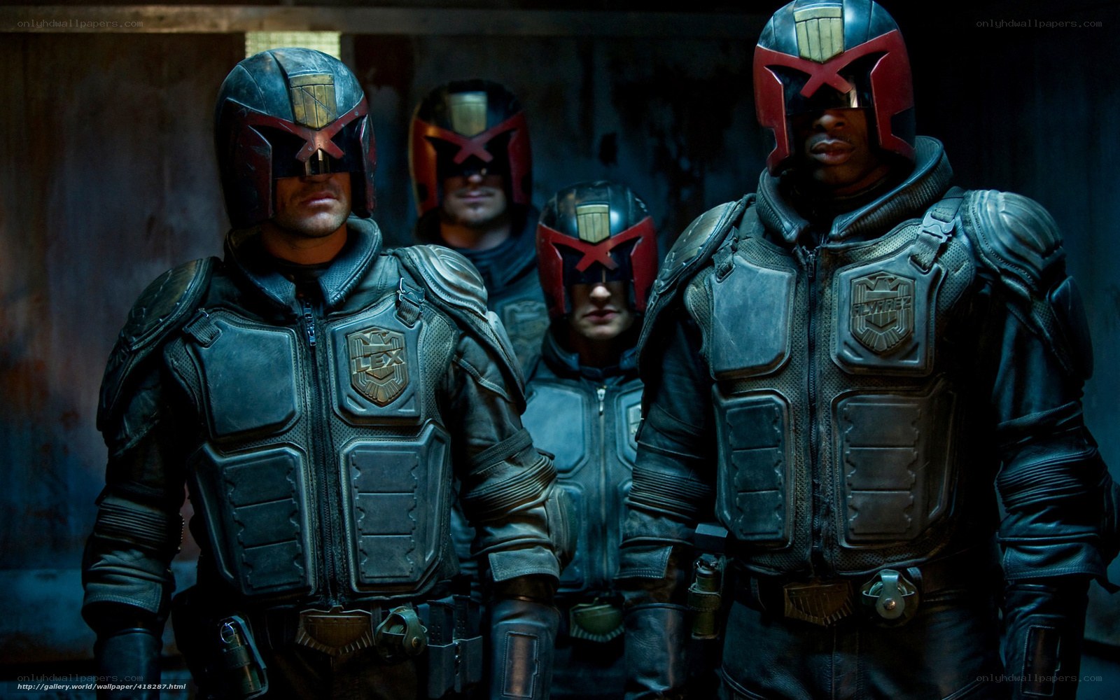 Dredd and Judges in armor