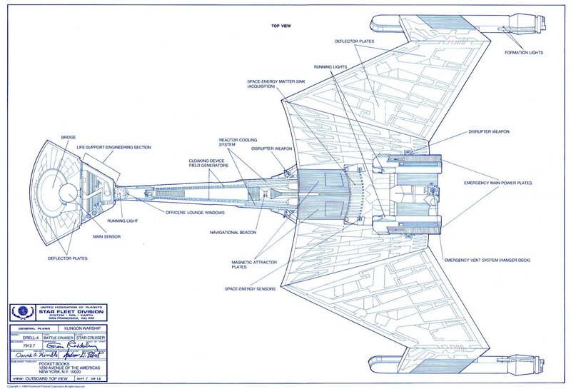 Drell-4 Battle Cruiser Blueprint