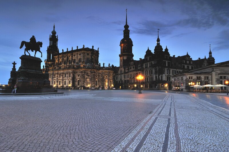 Dresden Castle at Dusk