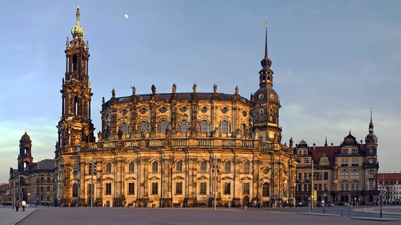 Dresden Cathedral — Blue