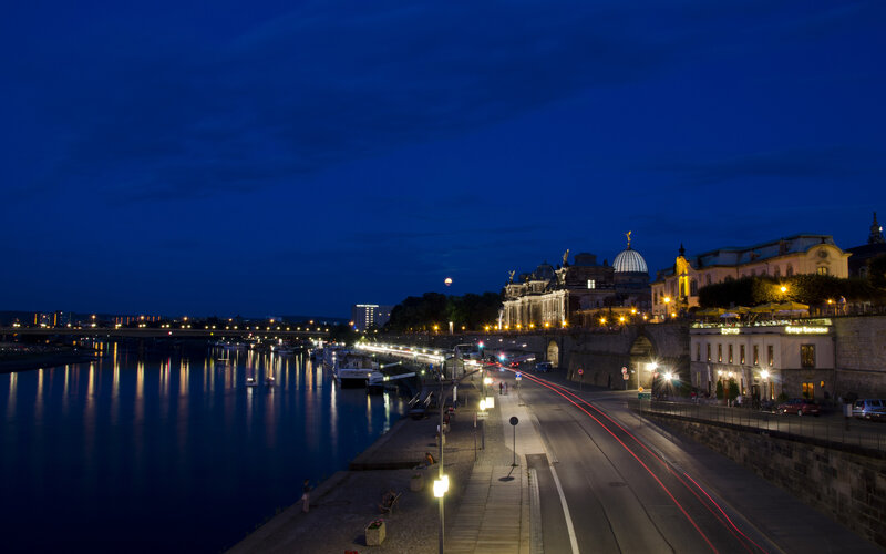 Dresden Cityscape at Night