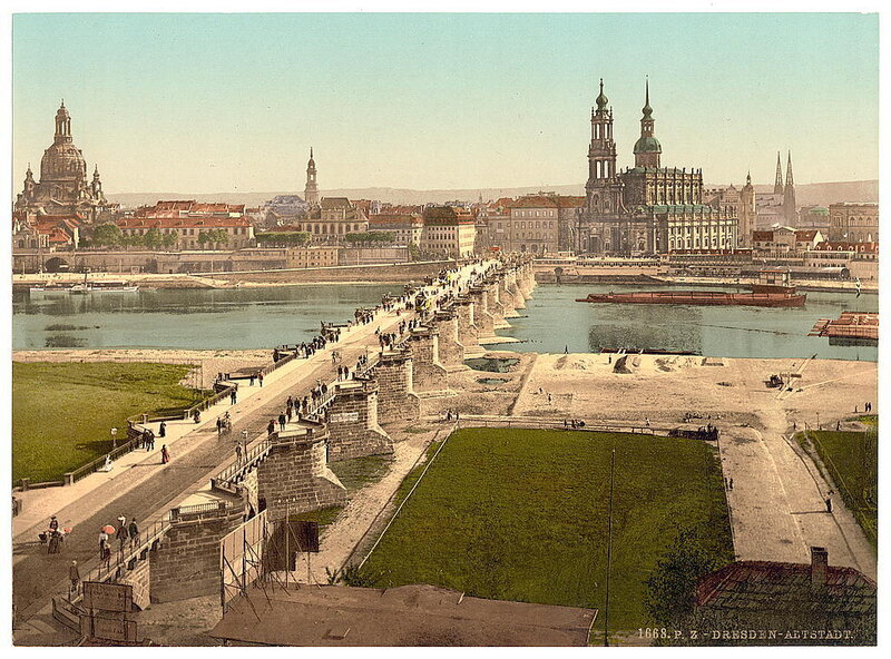Dresden Old Town panorama