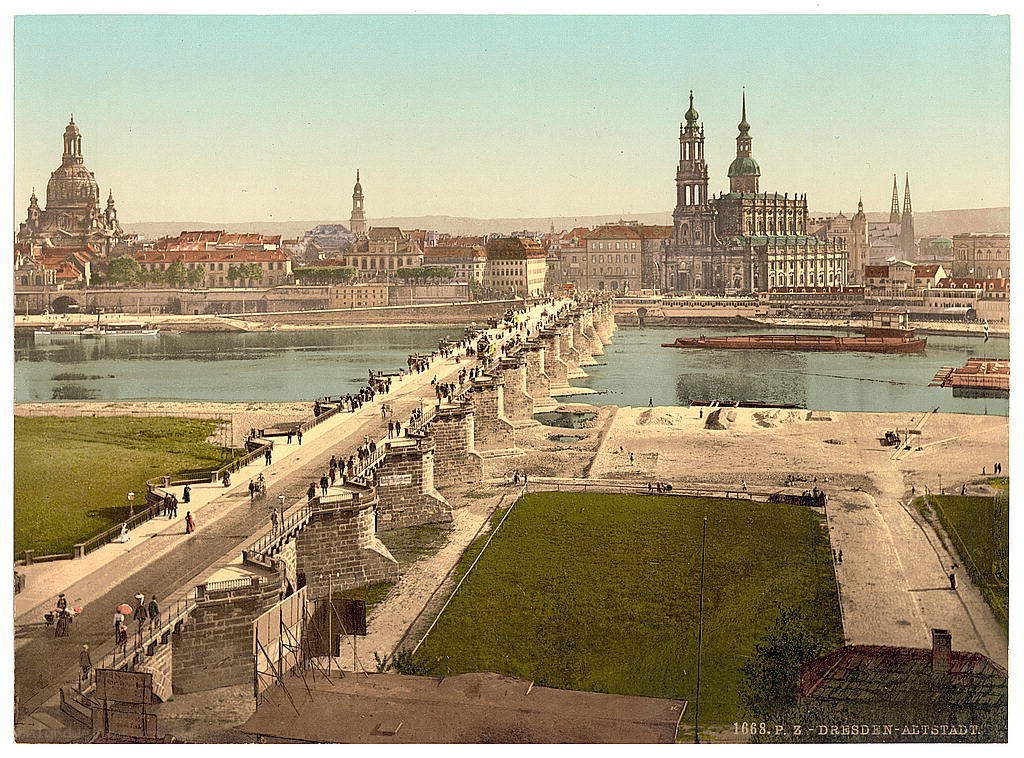 Dresden Old Town panorama
