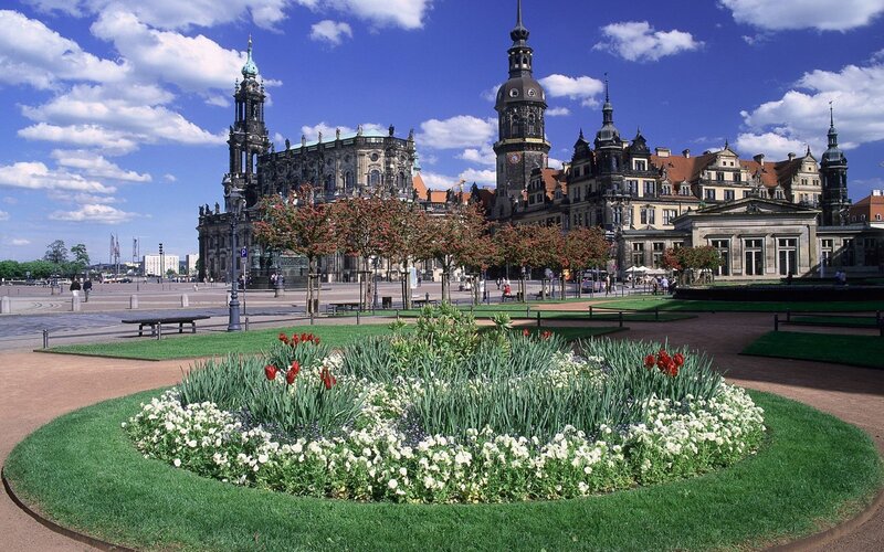 Dresden's historic city center