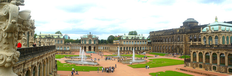 Dresden Zwinger courtyard