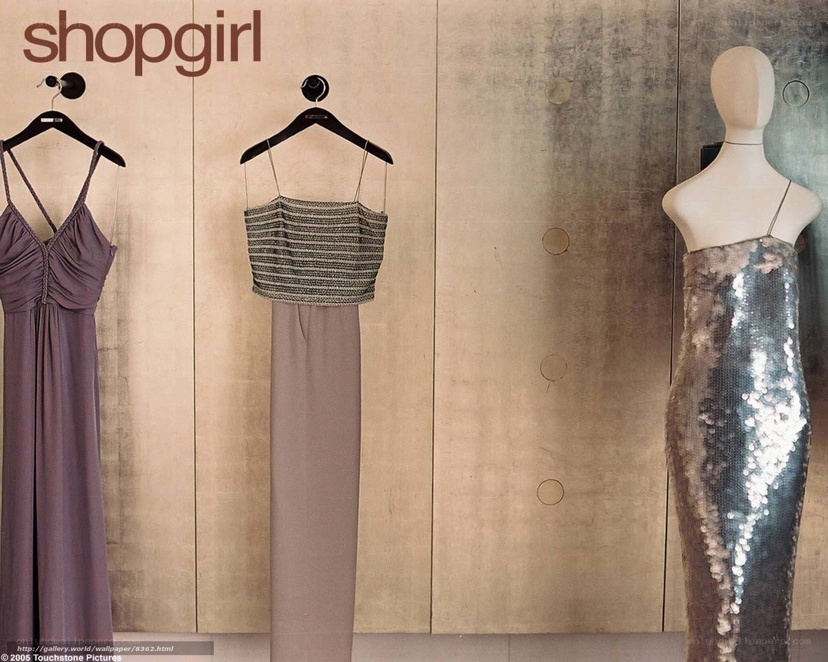 Dresses on display in a shop