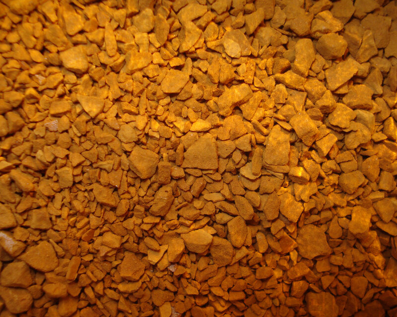 dried coffee granules