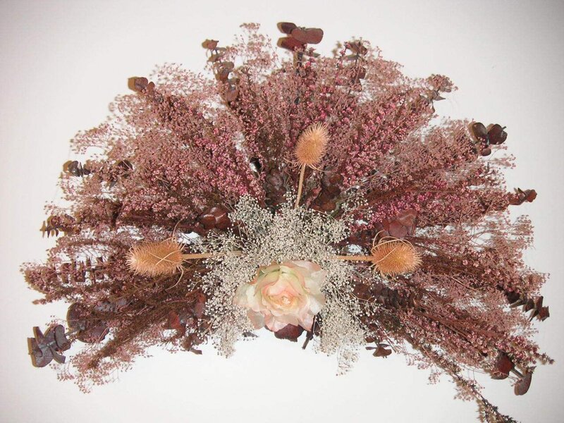 dried floral arrangement