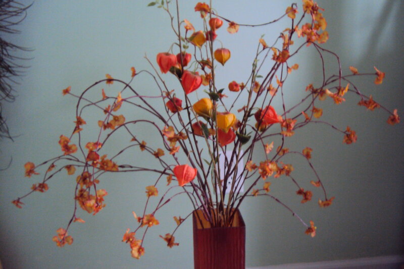 Dried Flower Arrangement — Orange