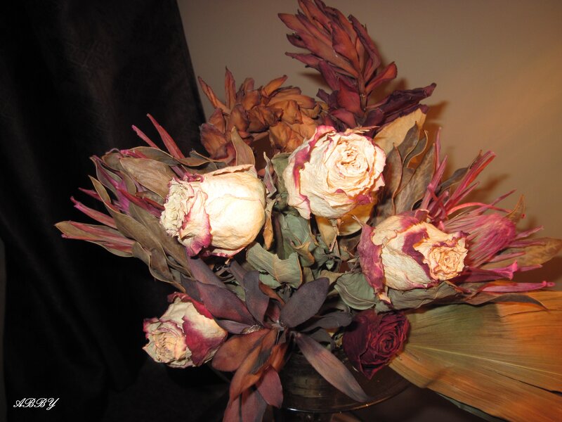 Dried Flower Bouquet — Brown