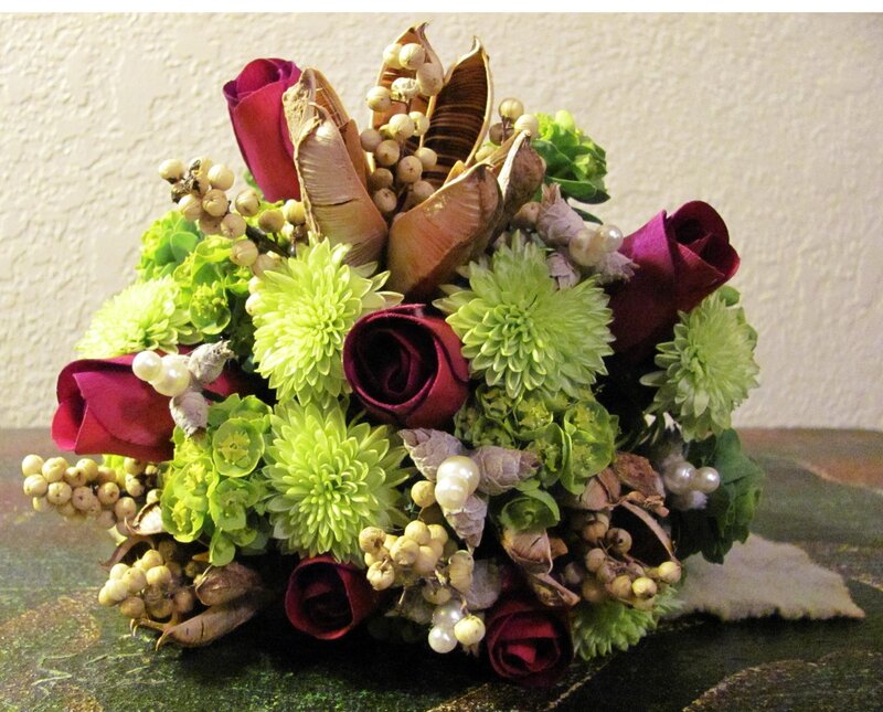 Dried Flower Bouquet — Green