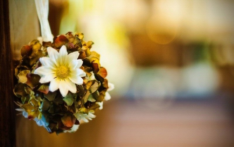 Dried Flower Bouquet — White