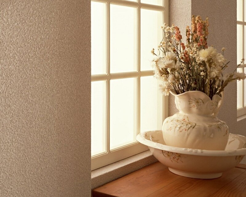 dried flowers by the window
