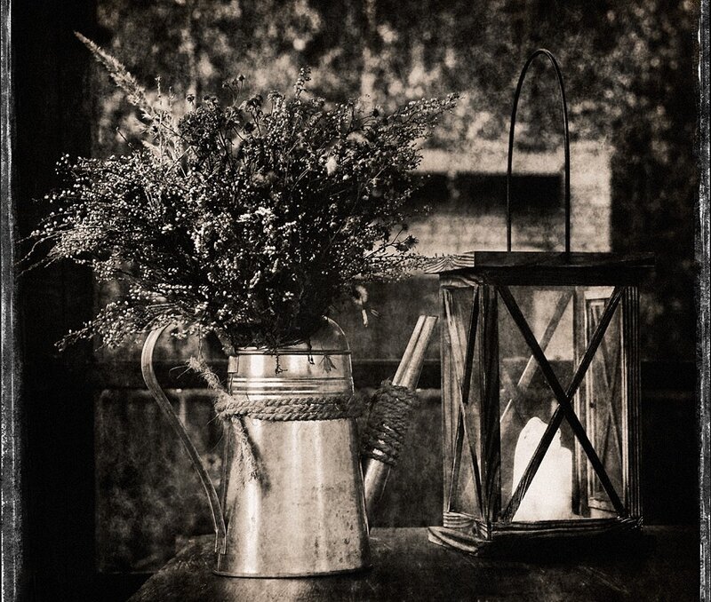 Dried Flowers in a Pitcher