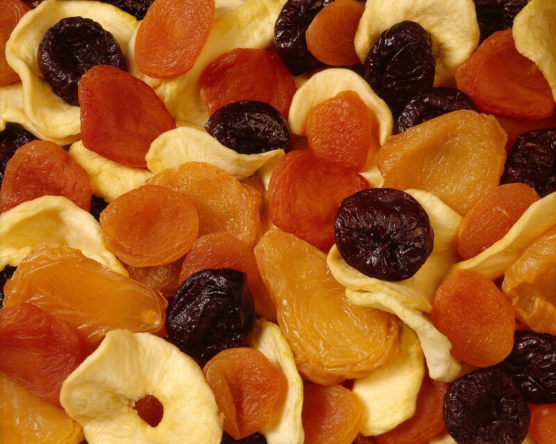 dried fruit mix close-up