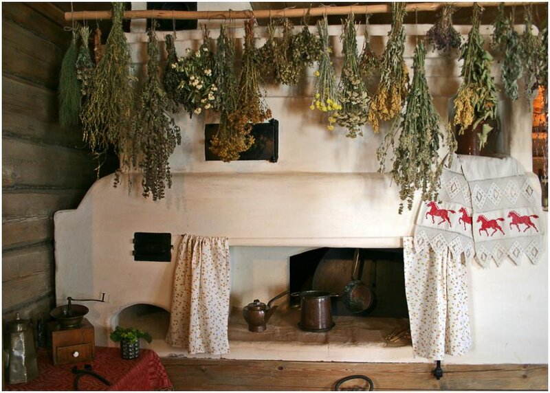 Dried Herbs Hanging
