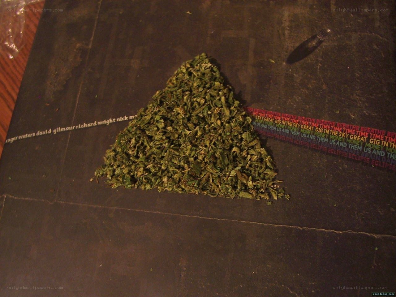 dried herbs on a surface