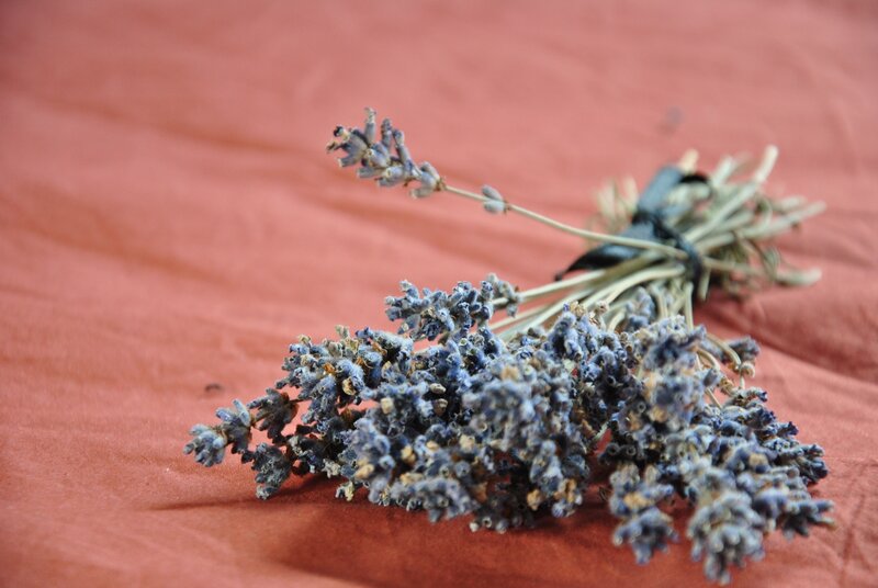 dried lavender bouquet