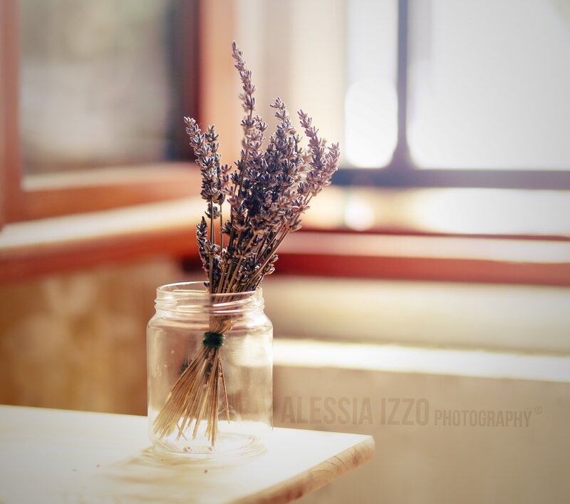 Dried Lavender in Jar