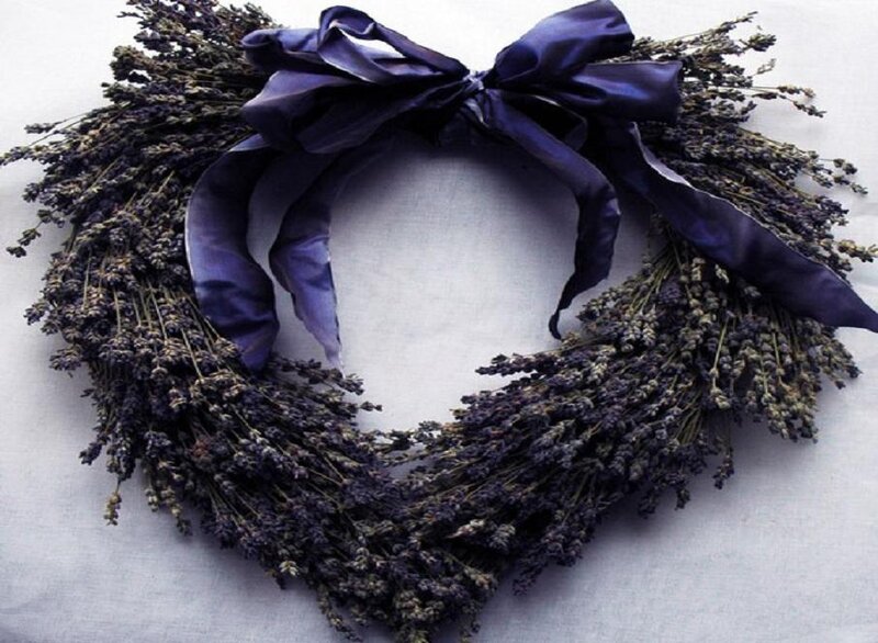 Dried Lavender Wreath