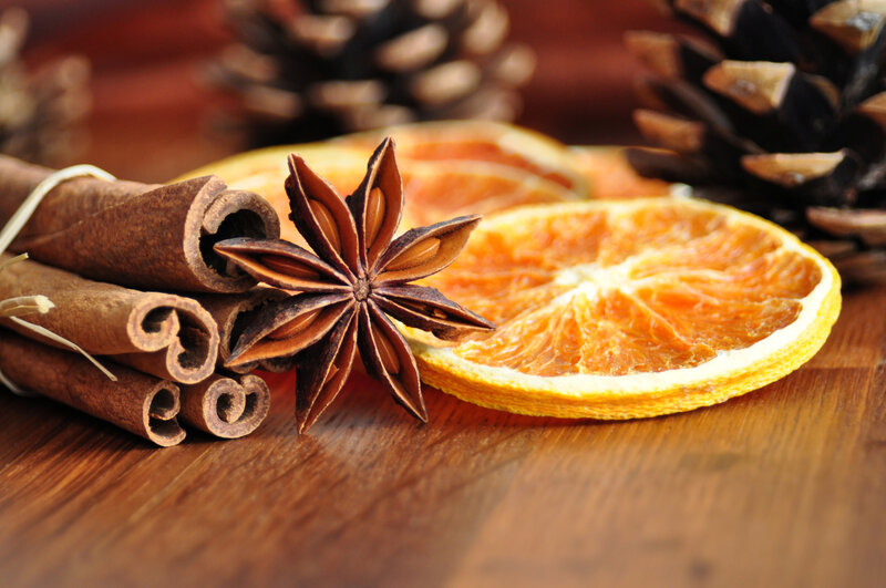 Dried Orange and Spices — Brown