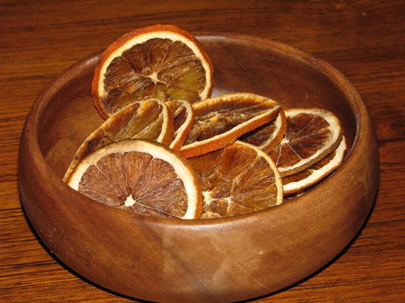 Dried Orange Slices — Brown