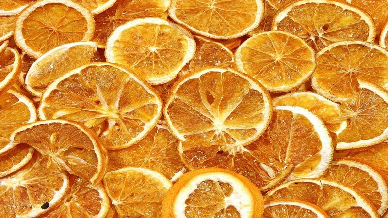 dried orange slices