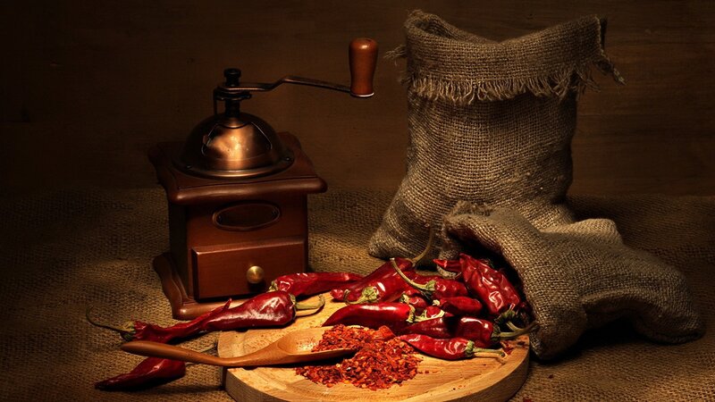 Dried Red Peppers