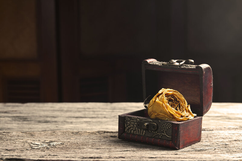 Dried Rose in Box
