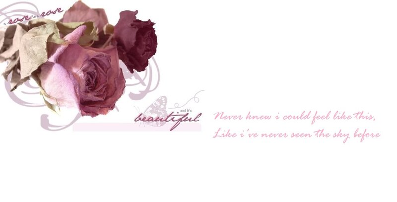 dried roses and quote