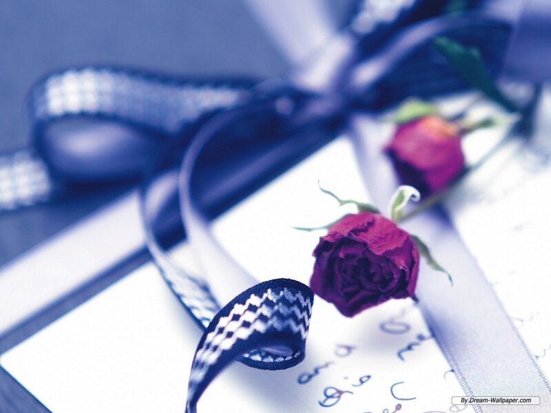 Dried Roses and Ribbon