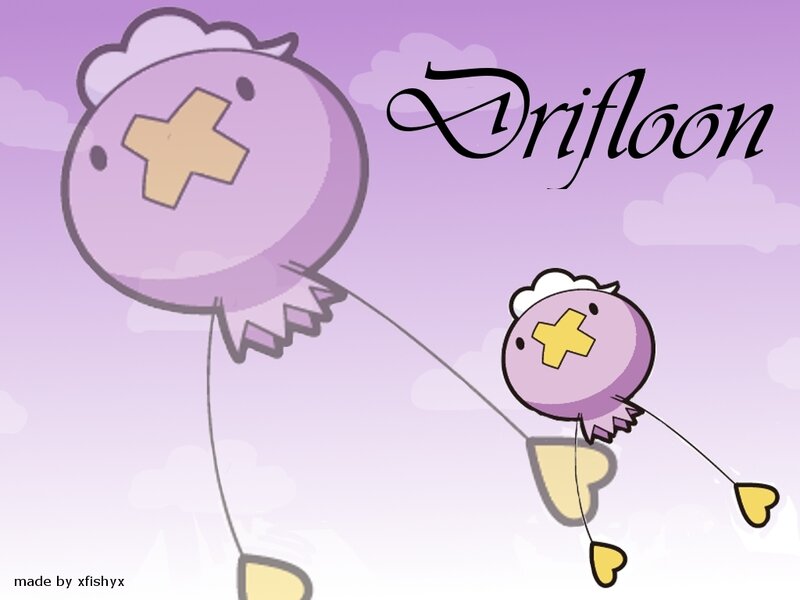 Drifloon kites in the sky