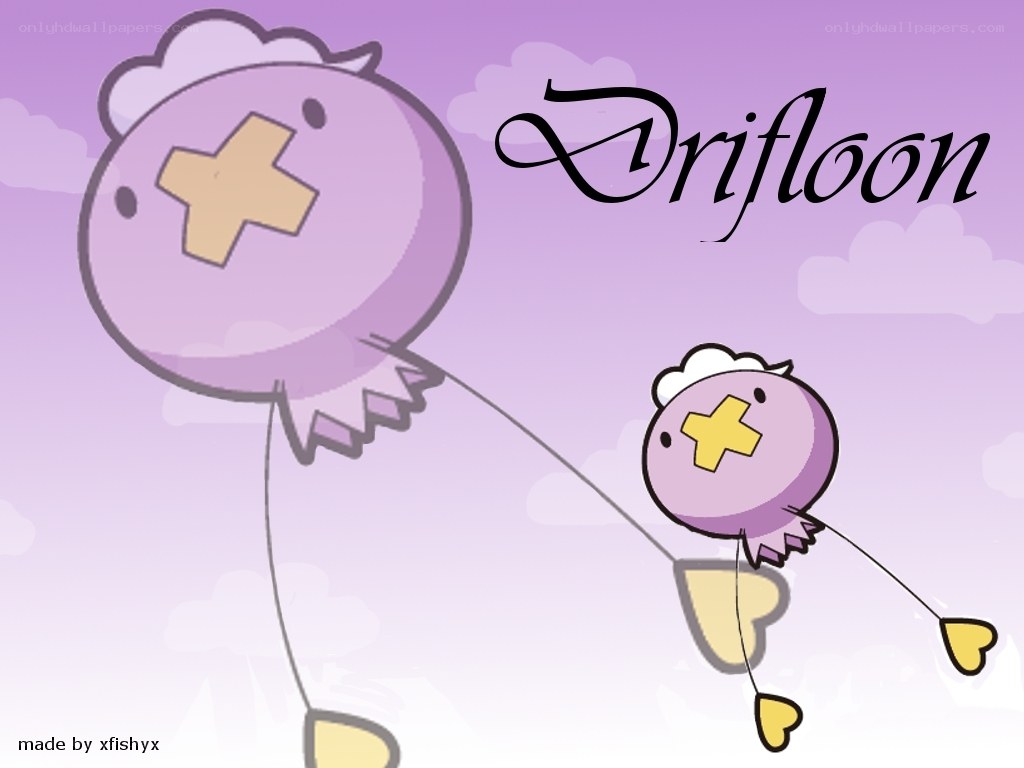 Drifloon kites in the sky