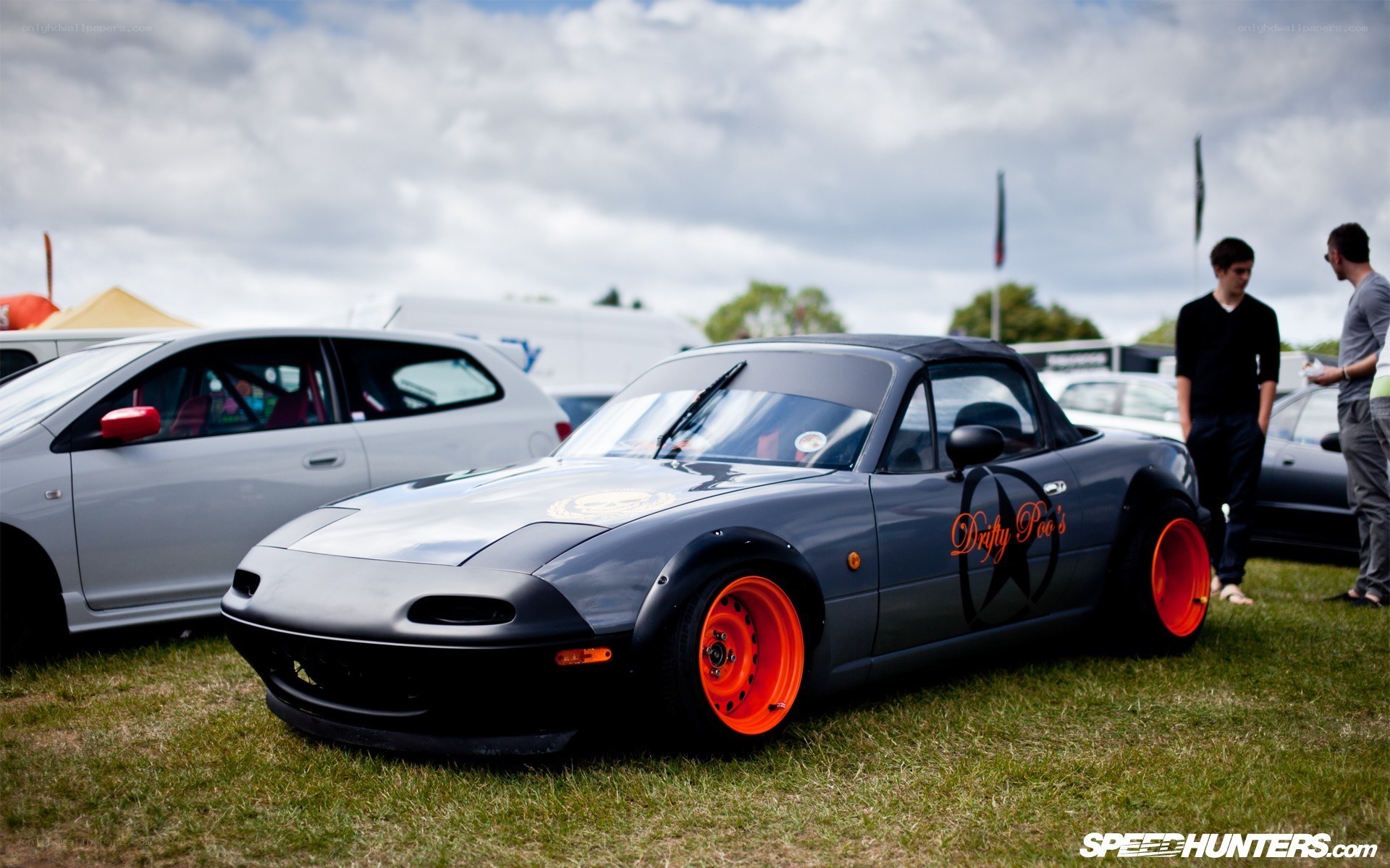 Drift car at outdoor event