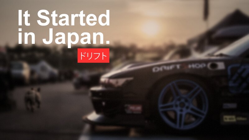 Drift Car at Sunset