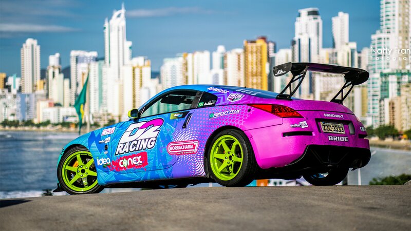 Drift Car on Pavement