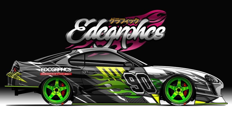 Drift Car with Graphics