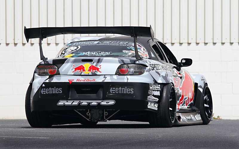 Drift Car with Large Wing — Gray