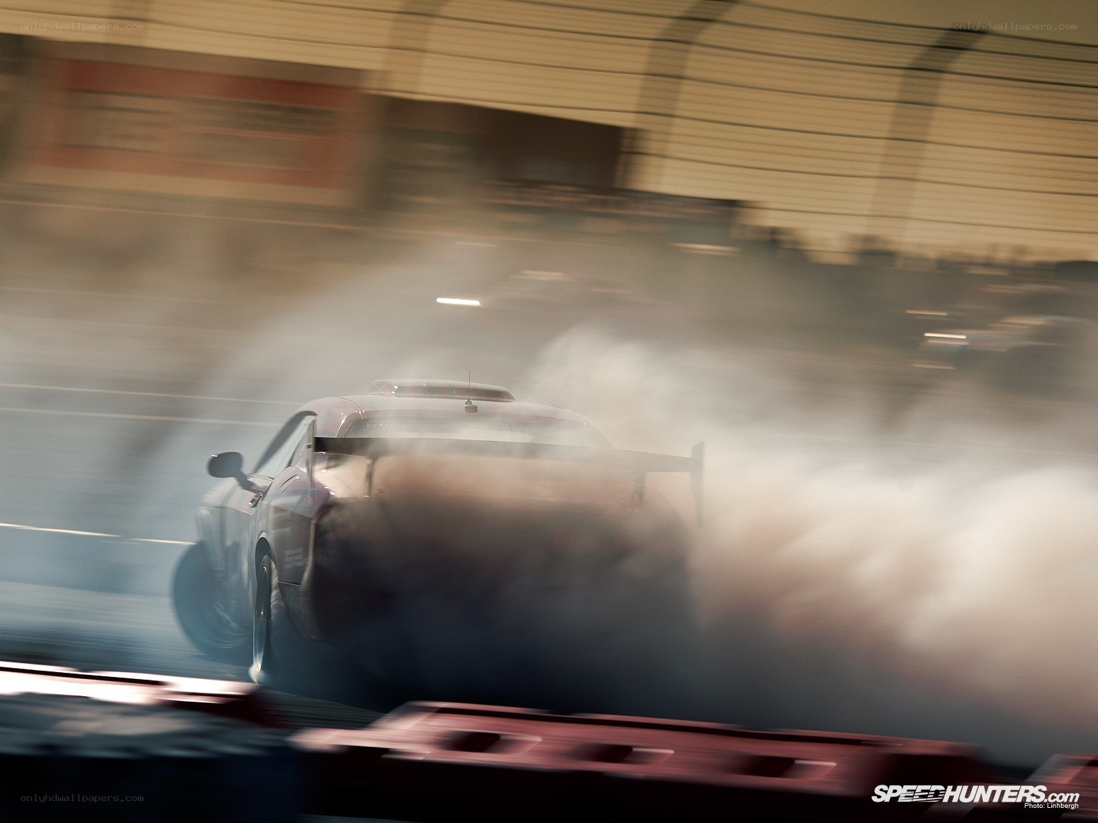 Drifting car on track