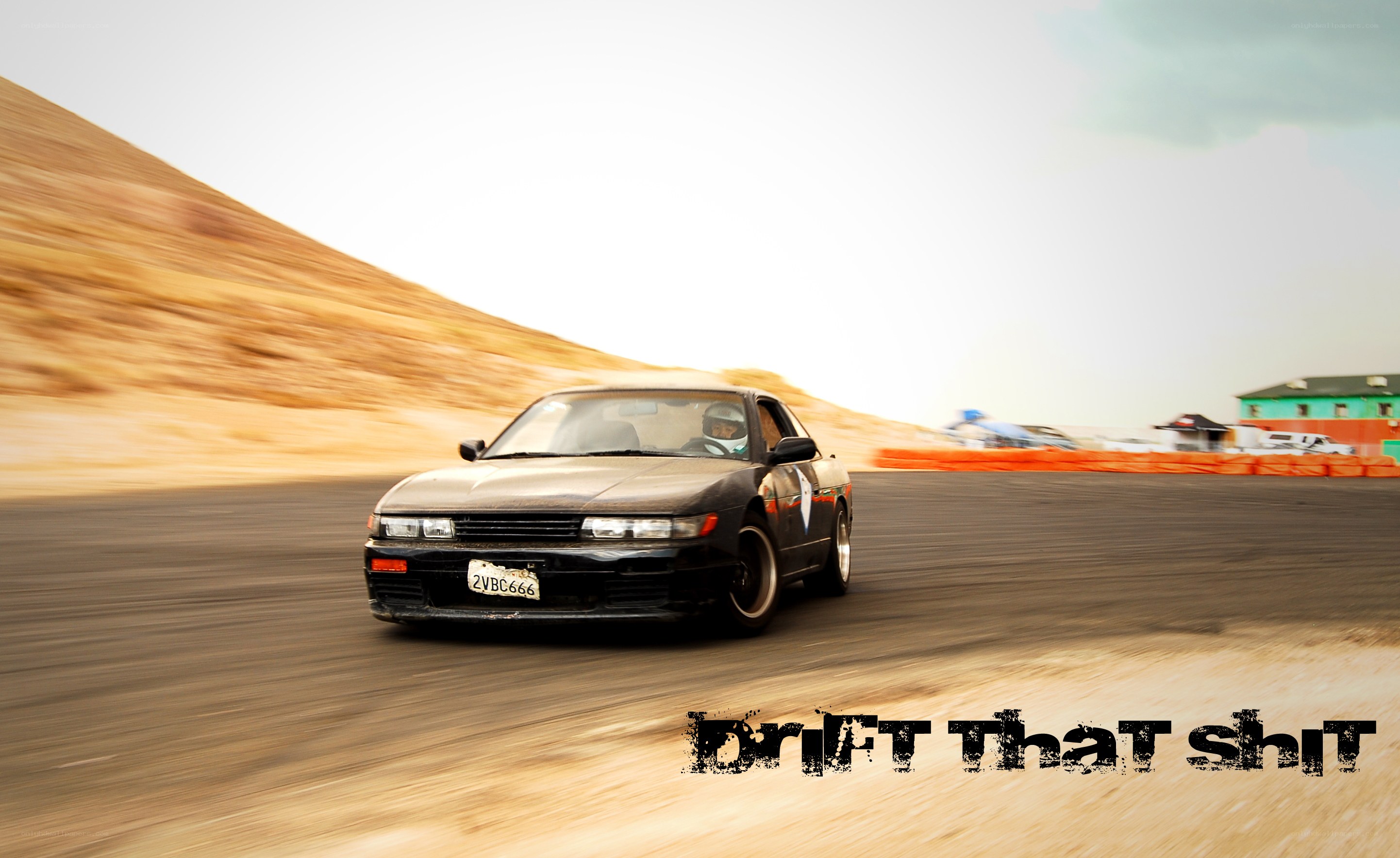drifting car on track
