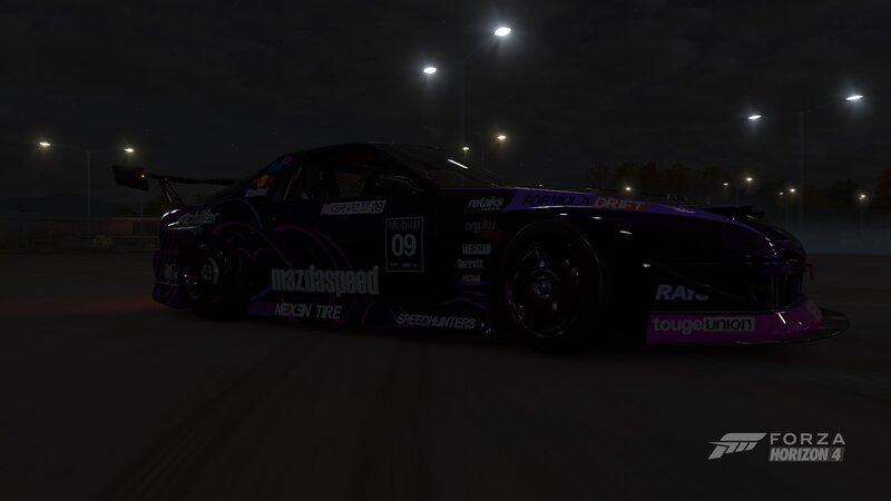 Drifting Race Car — Black, Dark