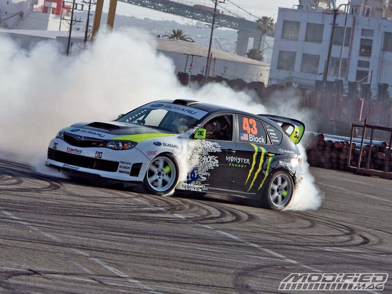 Drifting Race Car — Black, Dynamic, Afternoon, Photograph, Smoke, Tires