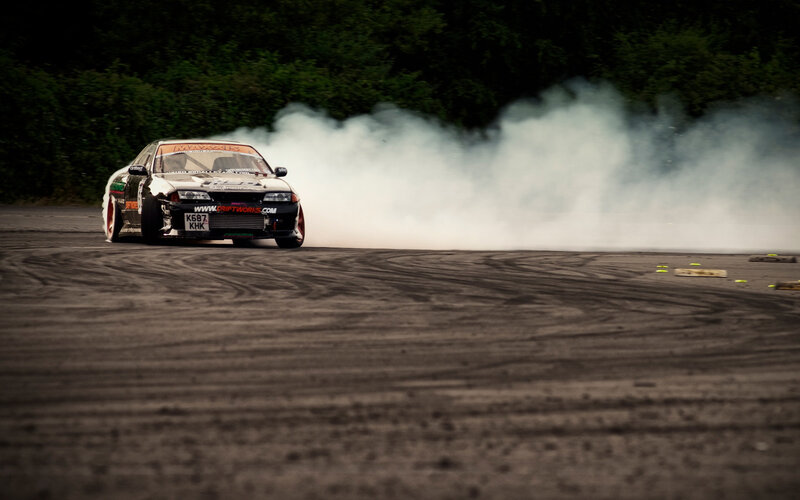 Drifting Race Car — Black