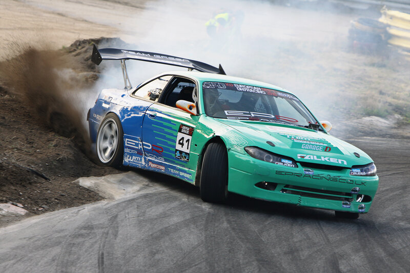 Drifting Race Car — Green