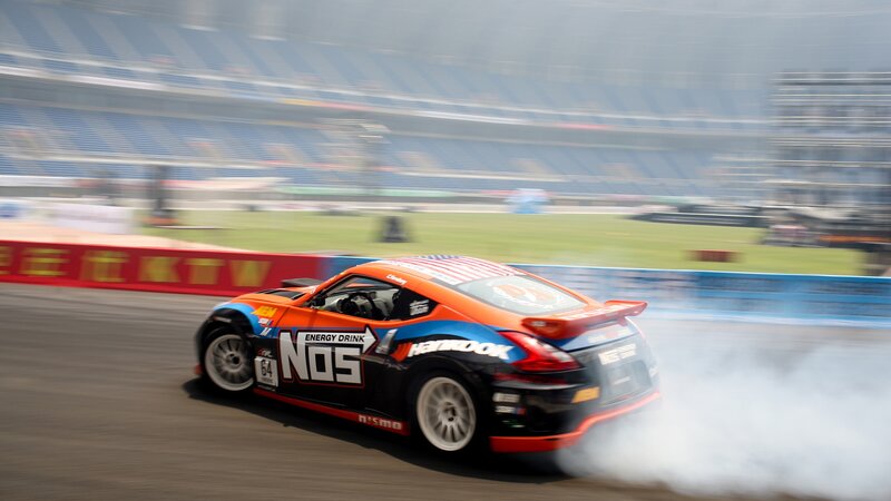 Drifting Race Car — Orange