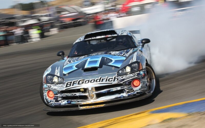 Drifting Race Car — Silver