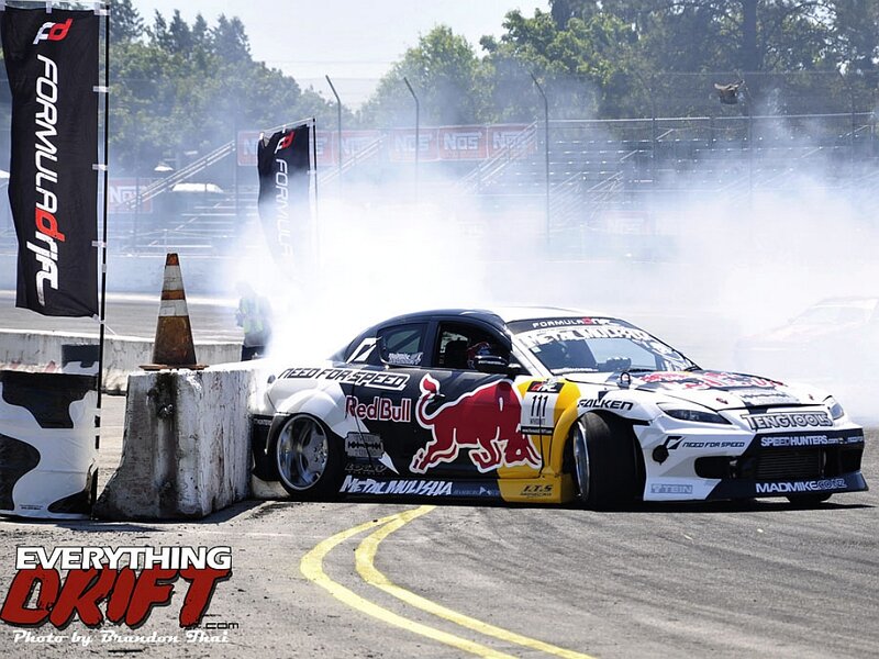 Drifting Race Car — White, Dynamic, Afternoon, Photograph, Smoke