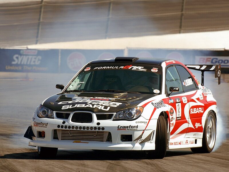 Drifting Race Car — White, Dynamic, Afternoon