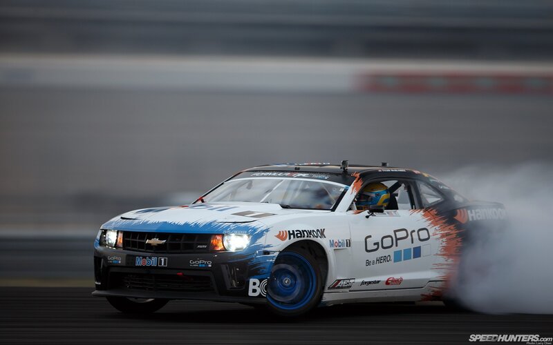 Drifting Race Car — White, Dynamic, Photograph, Smoke, Driver